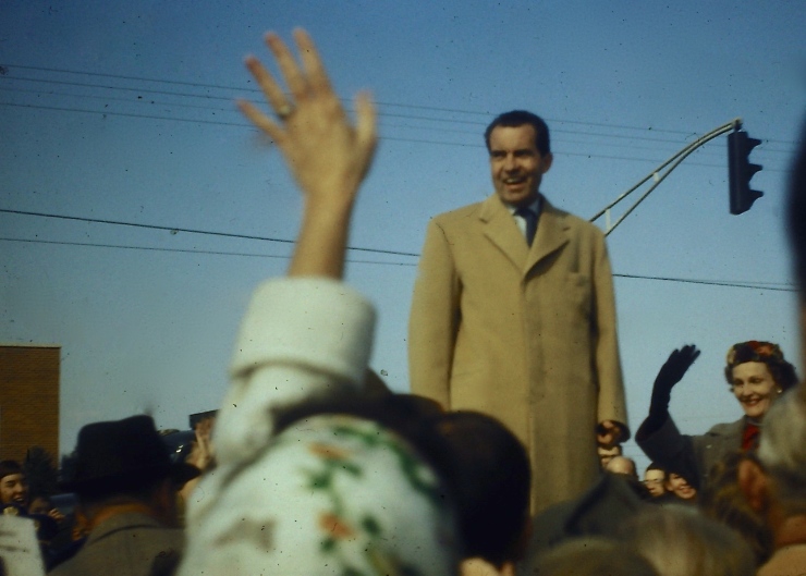 Richard Nixon Campaigning in Springfield