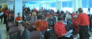 Chicago Teacher crowd