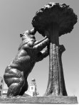 Bear and the Tree: Madrid’s symbol of the people’s triumph over the Church’s decree that they had to pay taxes for use of the land.