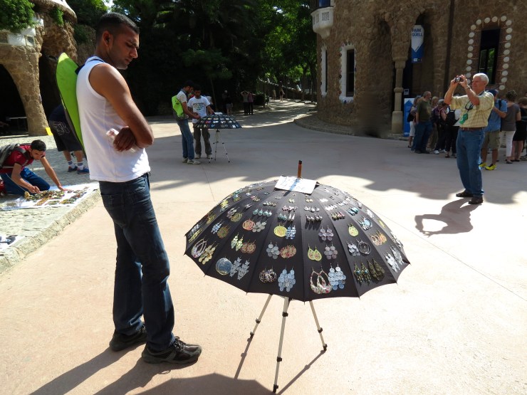 Two views, Vendor and Tourist, a symbiotic relationship