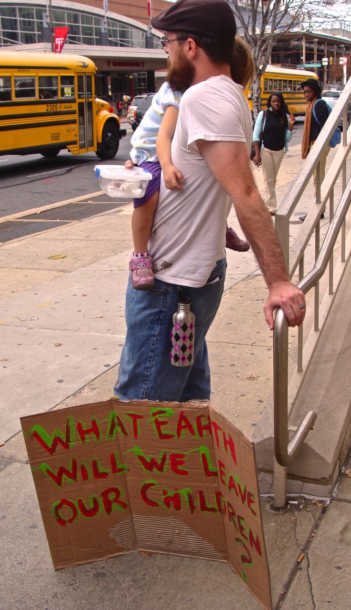 Protester, Philadelphia 2013
